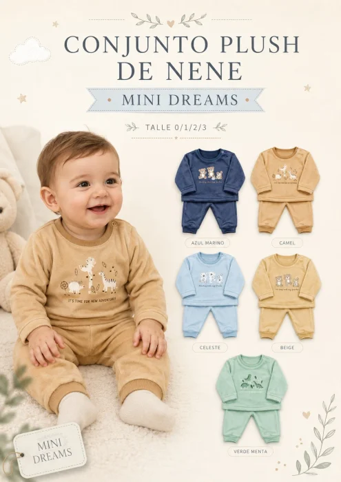 Conjunto Plush Nene Mini Dreams