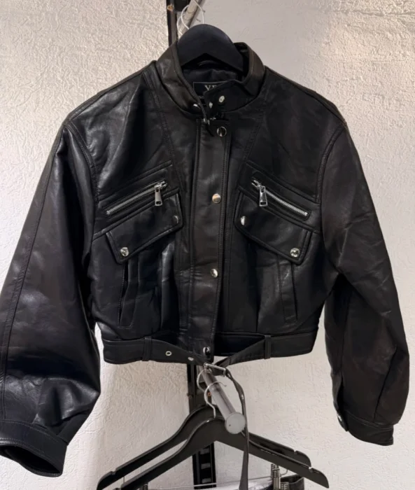 Campera Cuero Bomber Yd