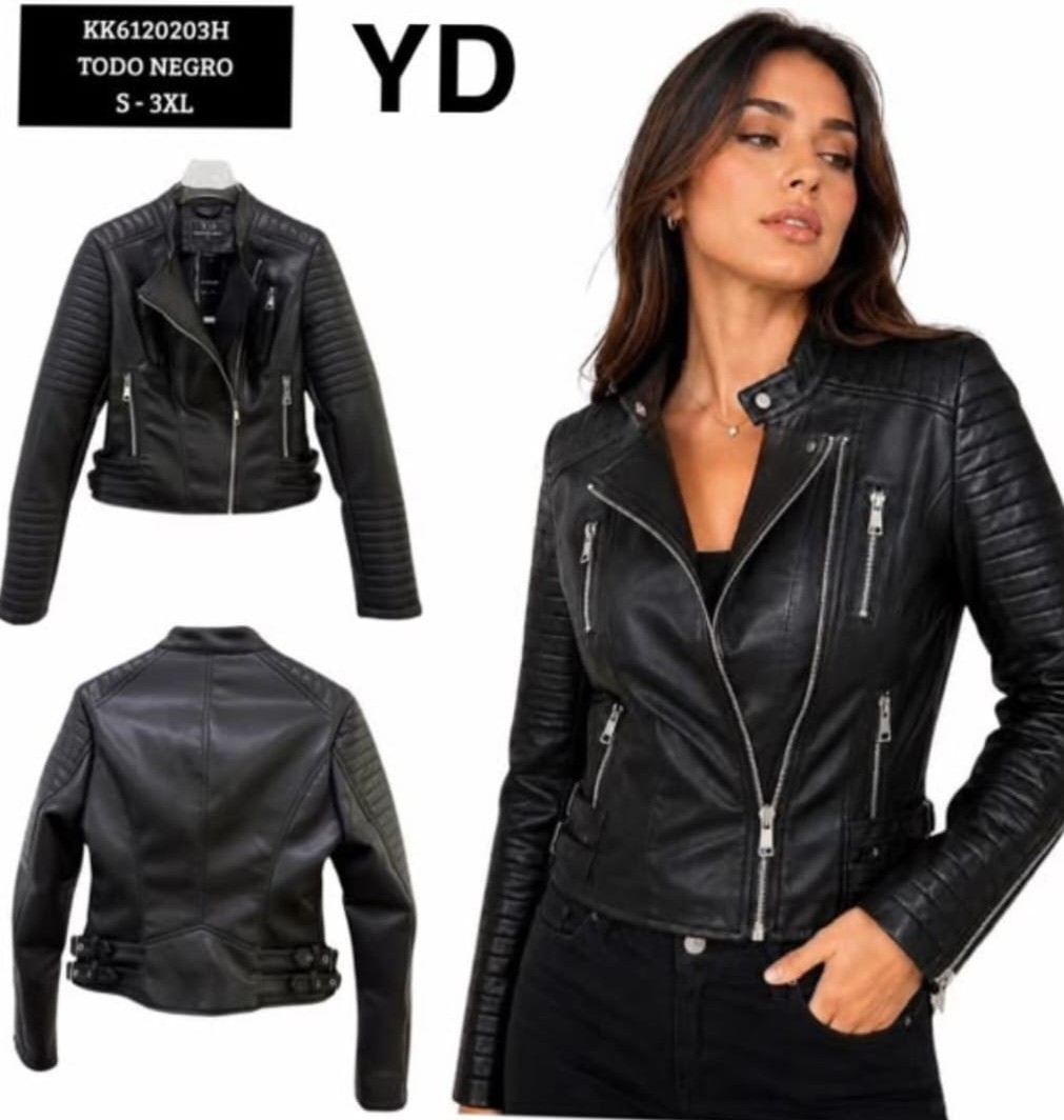 Campera Cuero Yd New - Imagen 2