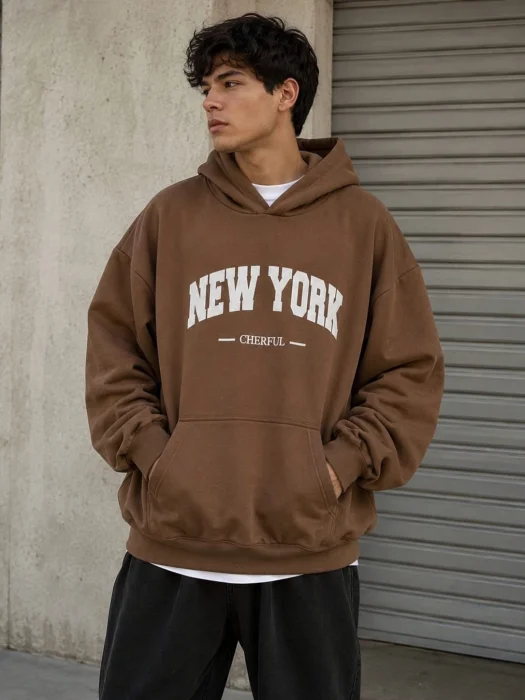 (art:bh01)buzo Oversize Frizado Hombre