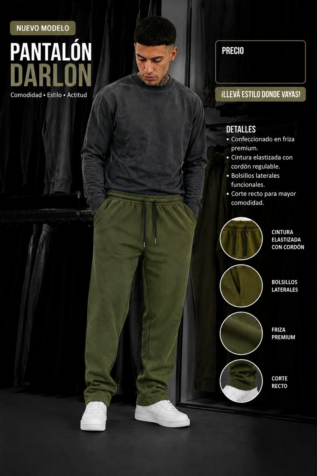 Pantalon Recto Darlon - Imagen 3
