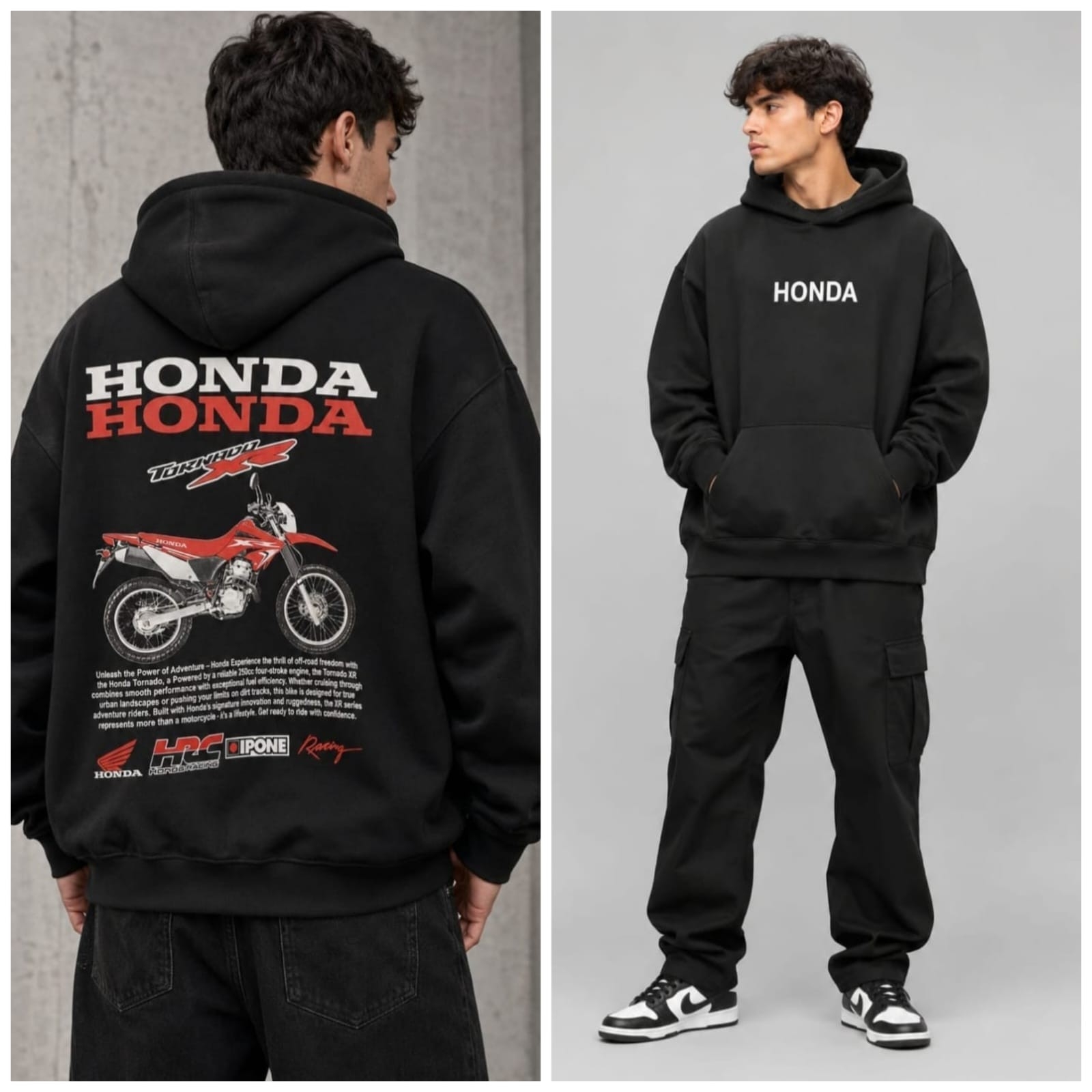 (art:bh02)buzo Oversize Frizado Hombre - Imagen 5