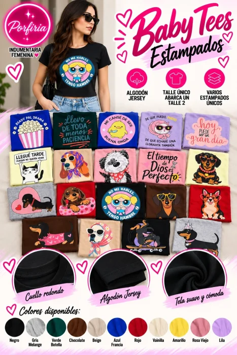 Babys Tees Estampados