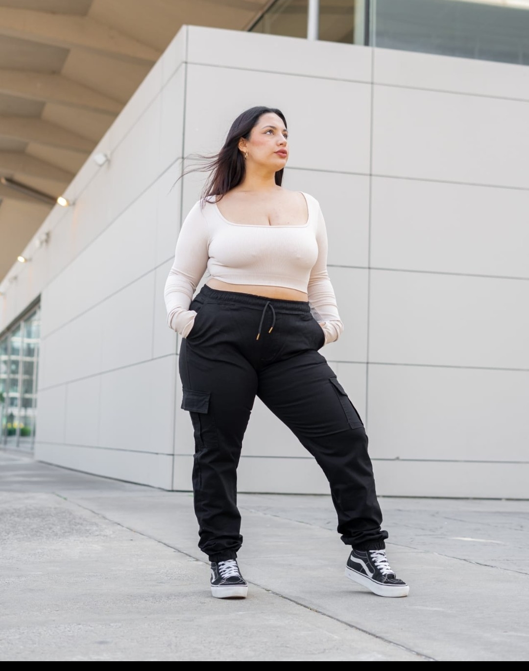 Jogger Cargo Gabardina Kaki - Imagen 2