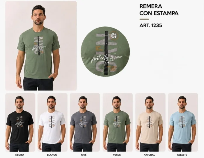 Remera Importada Algodón Premium