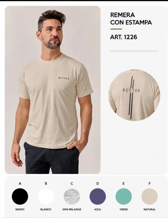 Remera Importada Algodón Premium