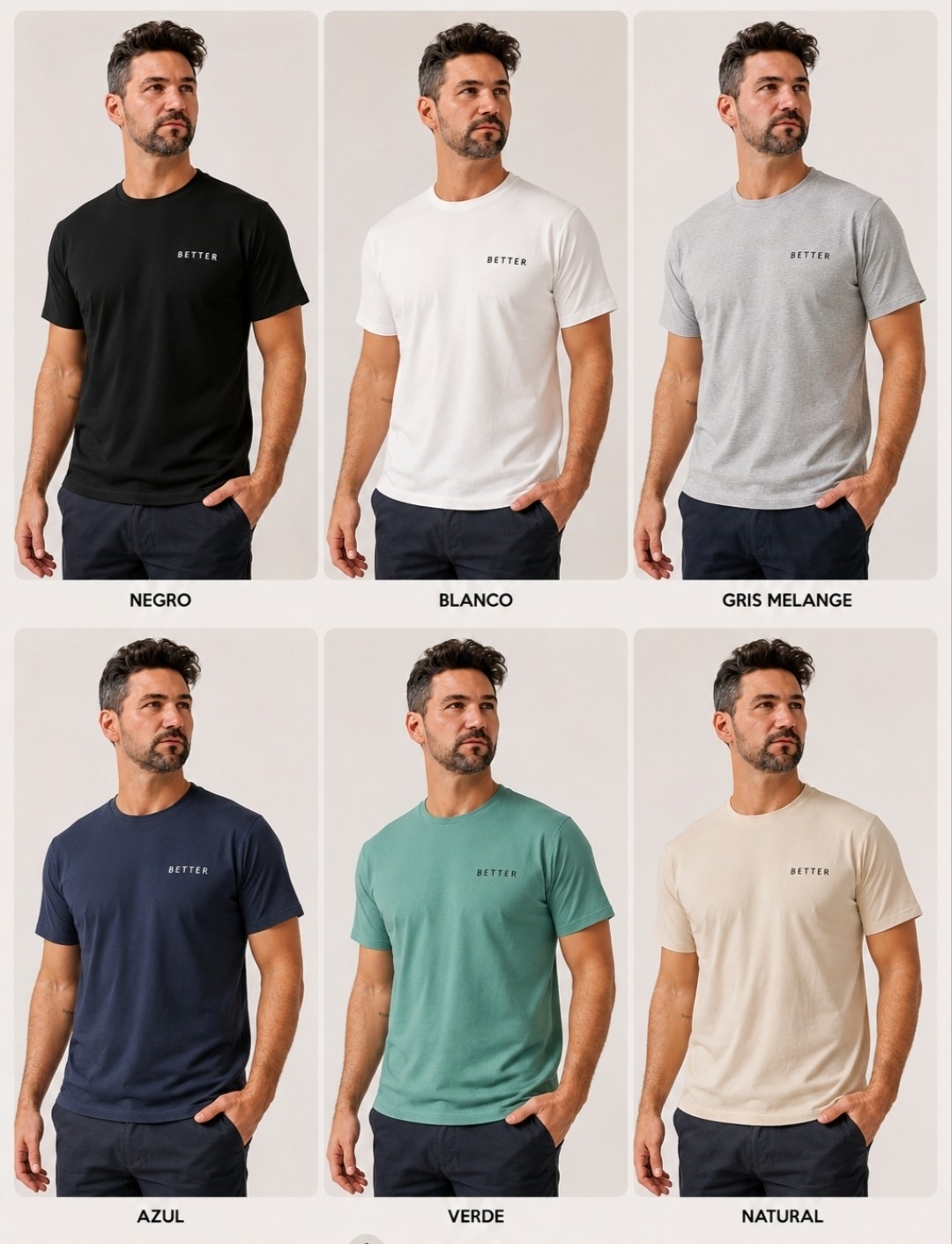Remera Importada Algodón Premium - Imagen 2