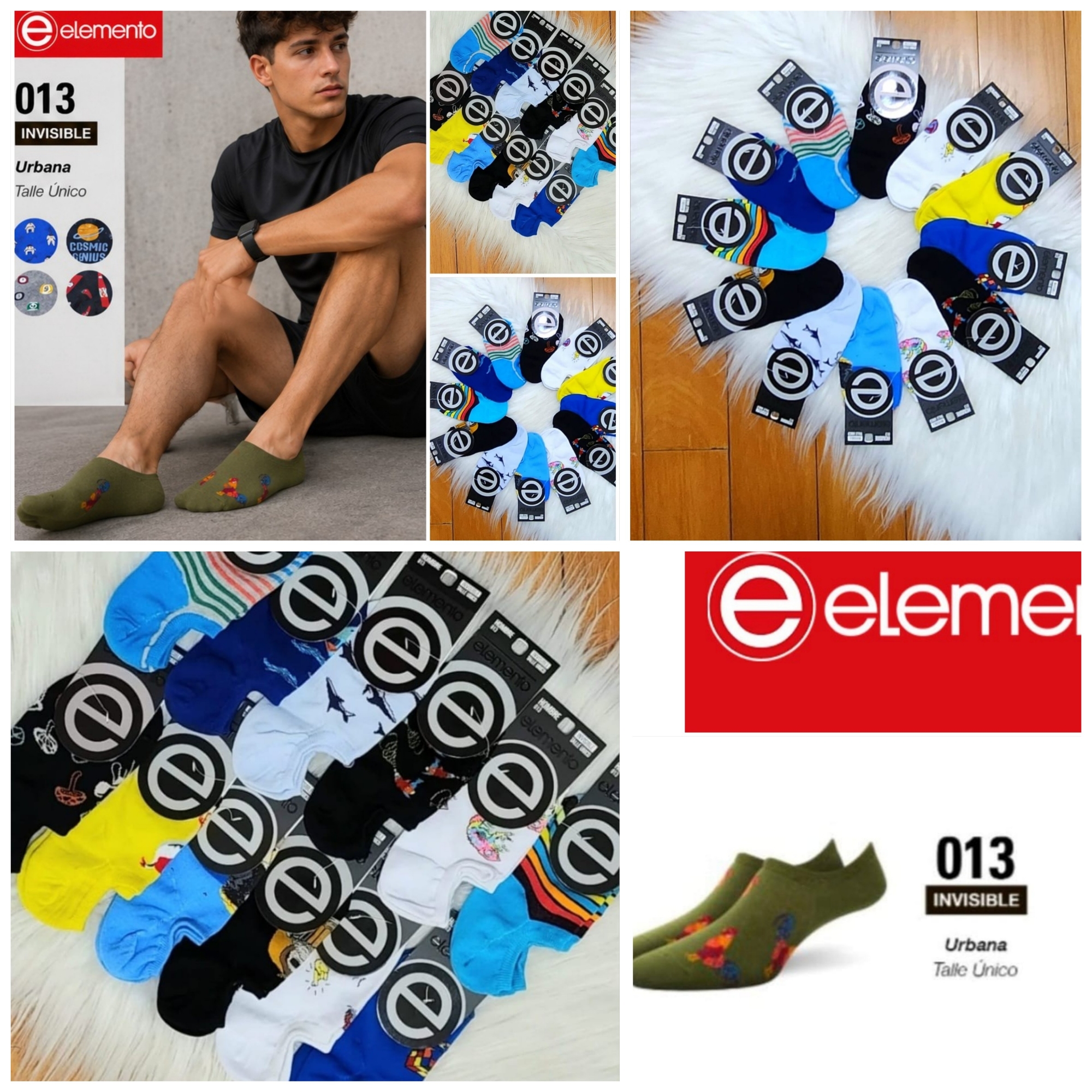 (art:013) Elemento Invisible Estampadas Hombre - Imagen 4