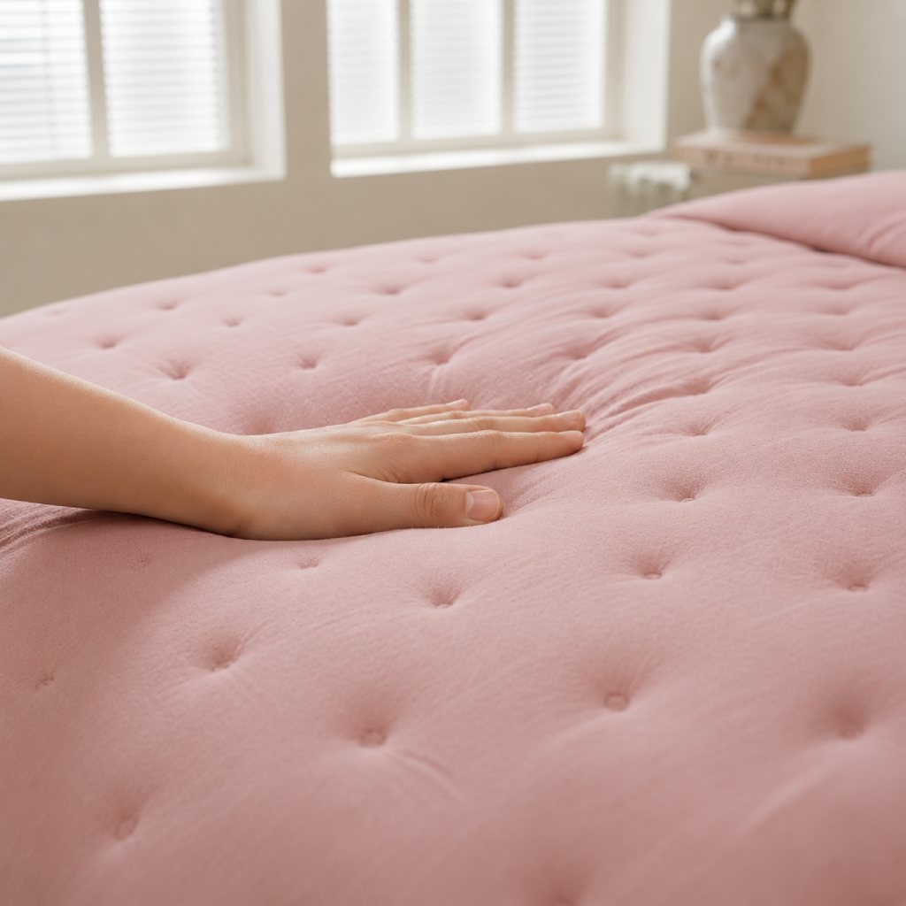 Cover Verano Paris King Rosa Doble Diseño | Cubrecama Matelaseado y Liviano + 2 Funda - 3(3).jpg