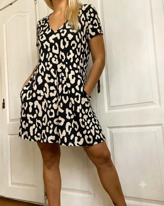Vestido Evase Morley Estampa