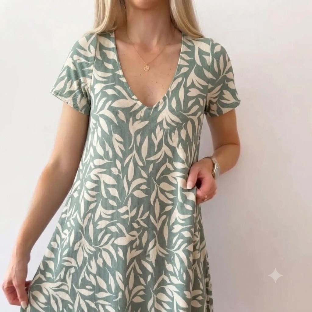 Vestido Evase Morley Estampa - Imagen 2