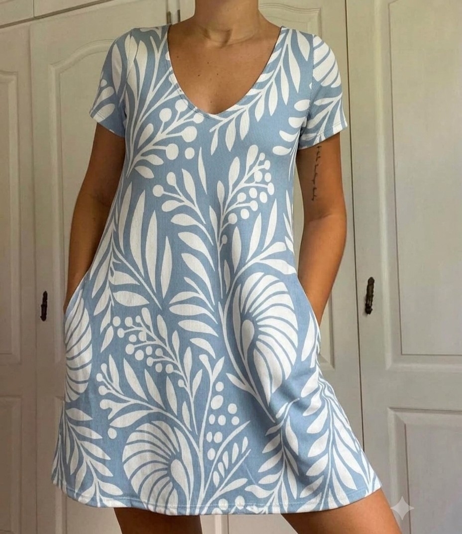 Vestido Evase Morley Estampa - Imagen 5