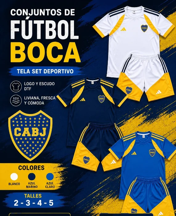 Conjuntos de Fútbol Boca