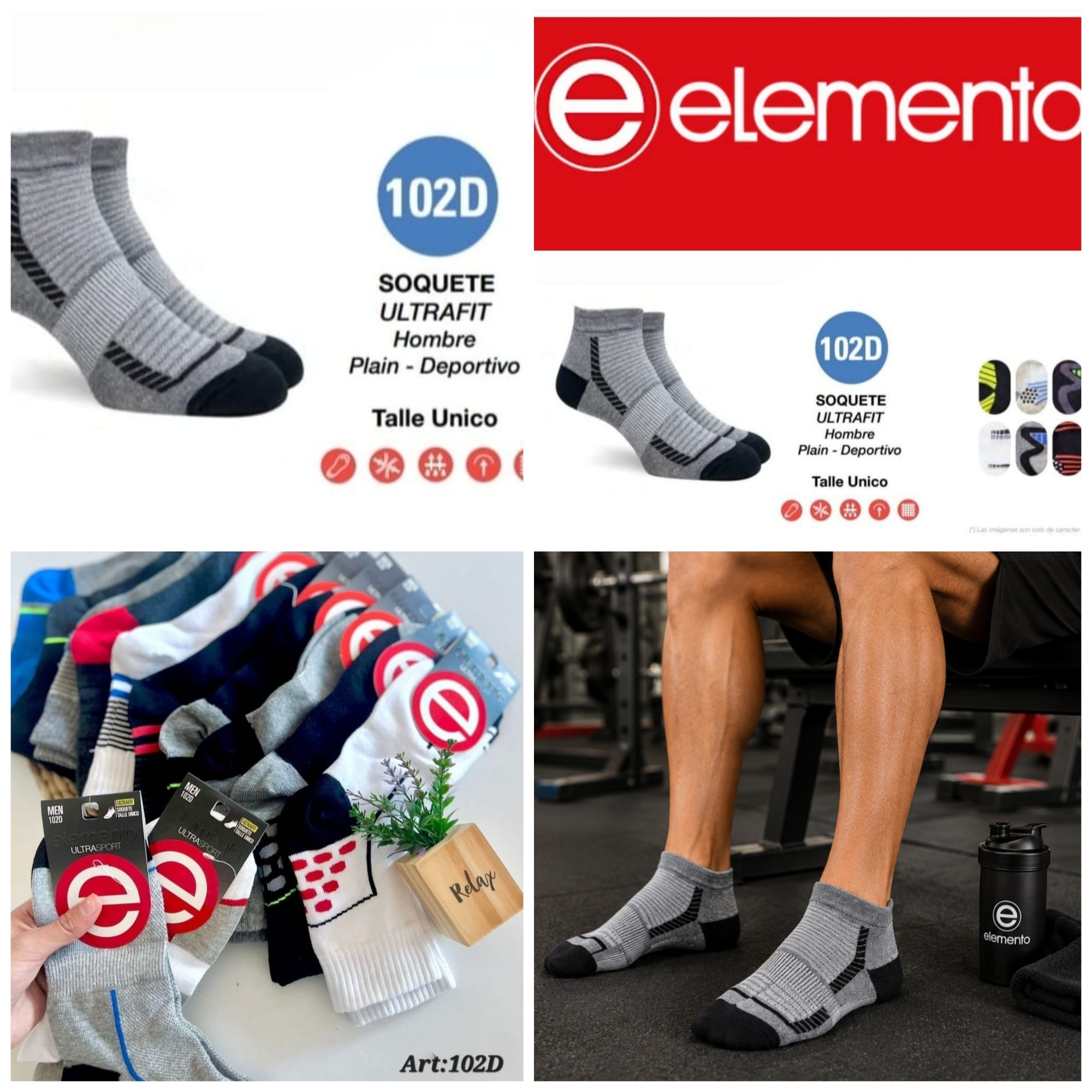 (art:102d) Element,zoquete Deportivo Hombre - Imagen 2