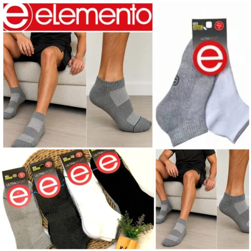 (art:500.2) Elemento Soquete Pack X2  Algodón Hombre