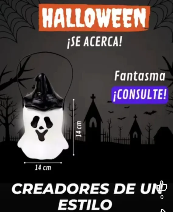 Caramelera Fantasma Halloween