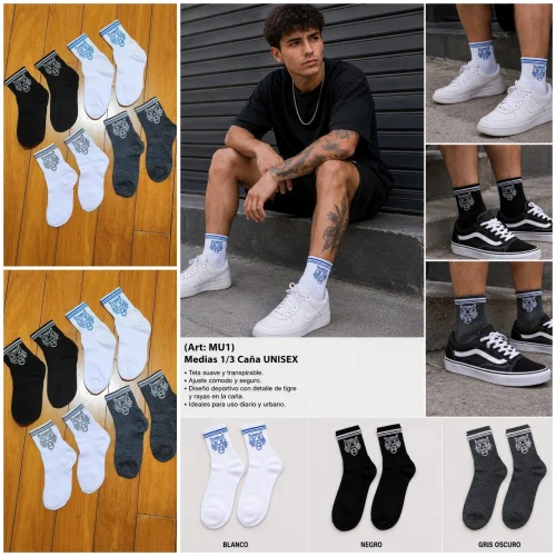 (art:mu1) Medias 1/3 Caña Unisex