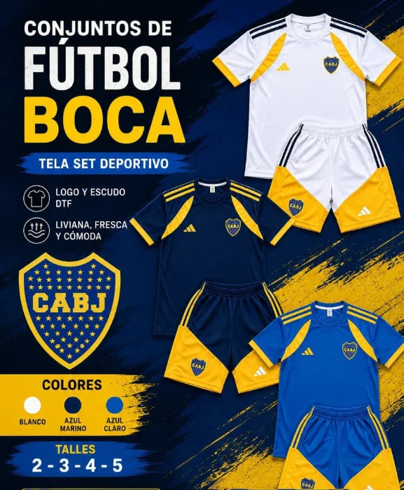 Conjuntos de Fútbol Boca