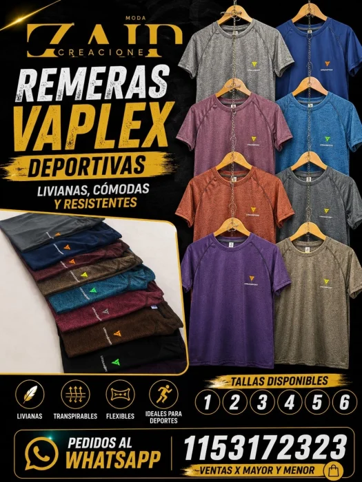 Remera Deportiva Vaplex