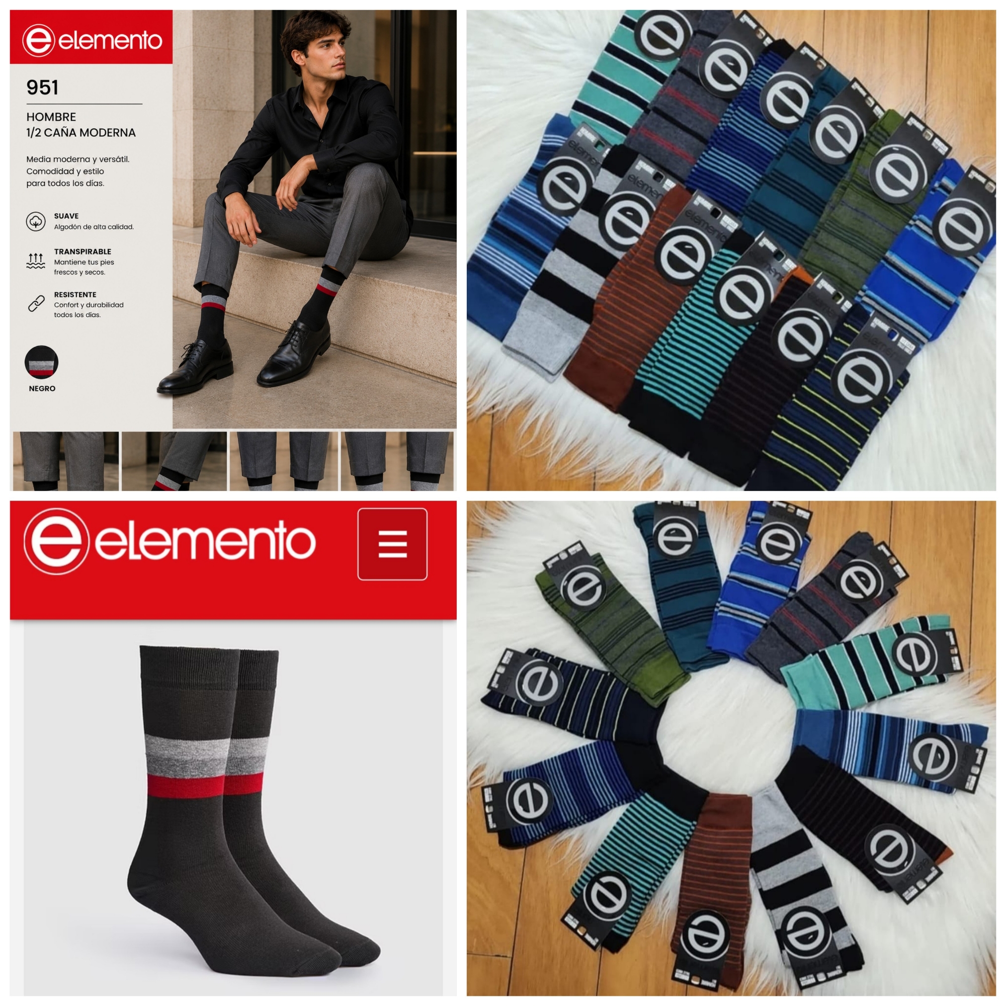 (art:951) Elemento 1/2 Caña Clásica Hombre - Imagen 1