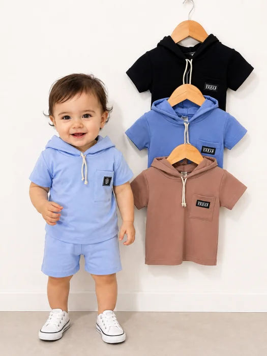 Conjunto de Bebe con Capucha