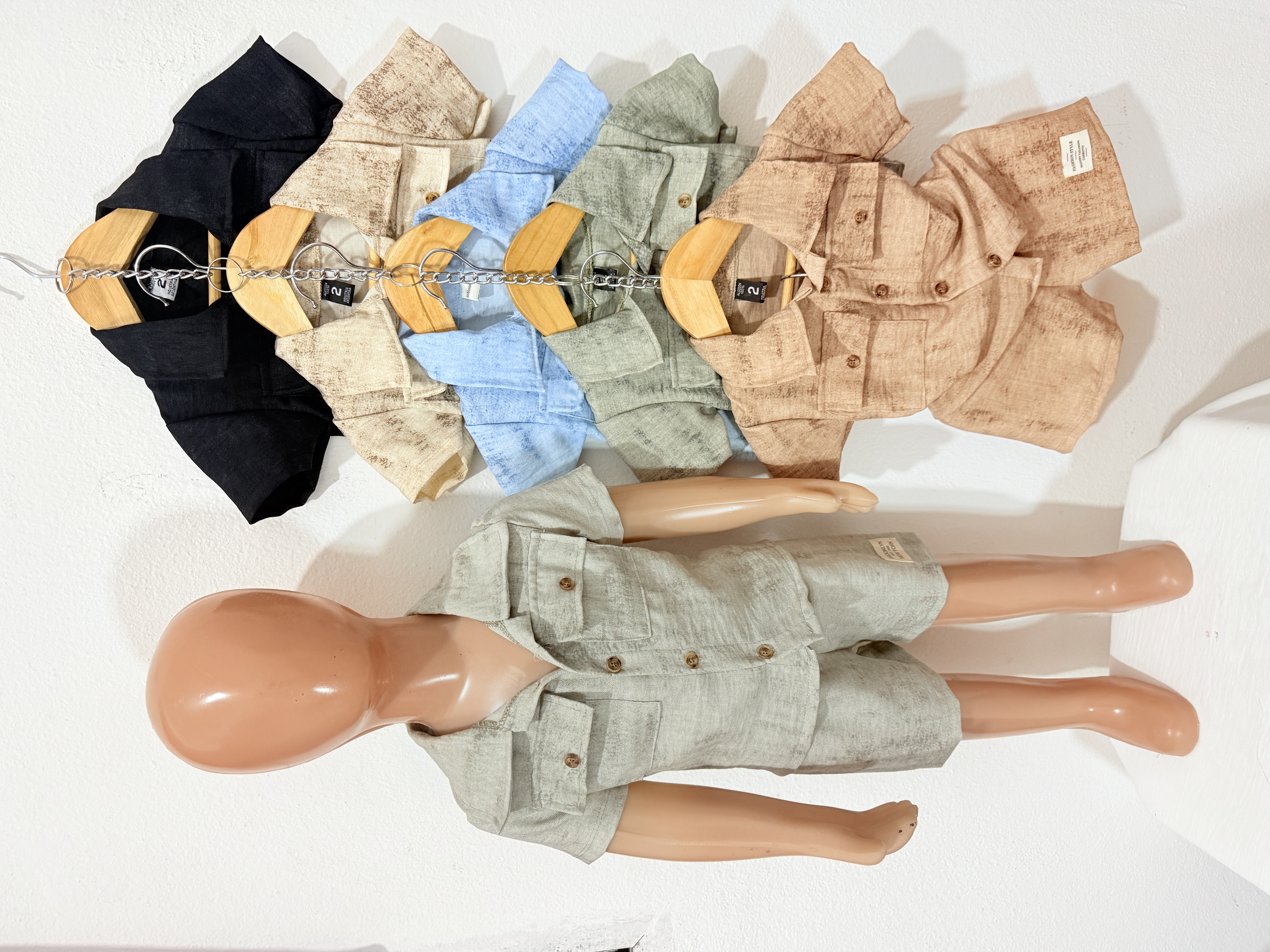 Conjunto de Bebé, Camisa Cargo Vintage - IMG_7543.jpeg