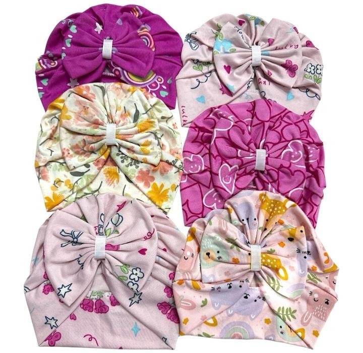 Turbantes de Beba Plush Estampado - Imagen 3