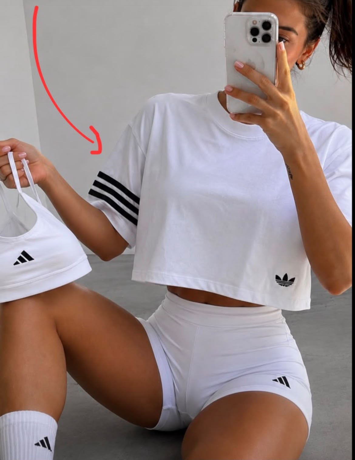 /remera Croop 3 Tiras/m - Imagen 4