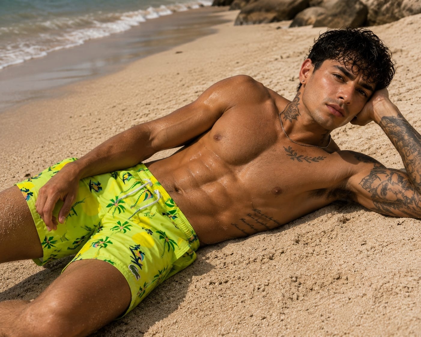 (art:mlach1) Malla Lacos, Hombre Estampada - Imagen 6