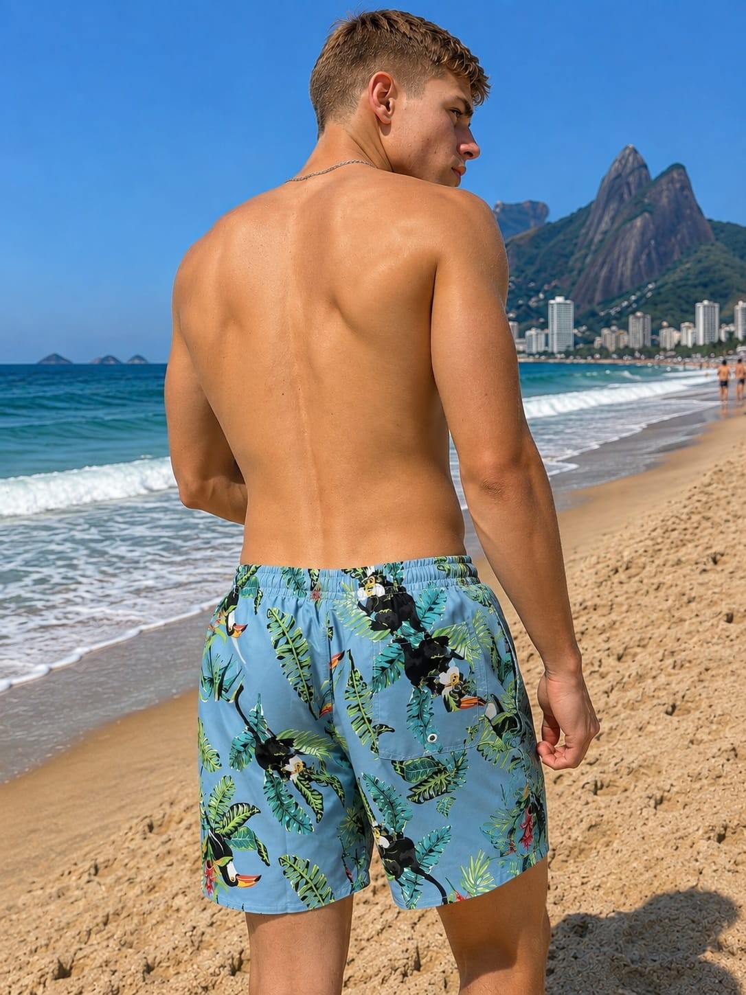 (art: Mpenh1) Malla Pengu, Estampada Hombre - Imagen 6