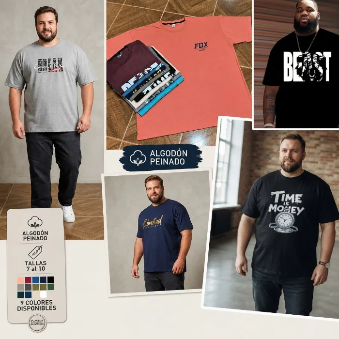 Remeras , Especial Algodón Peinado