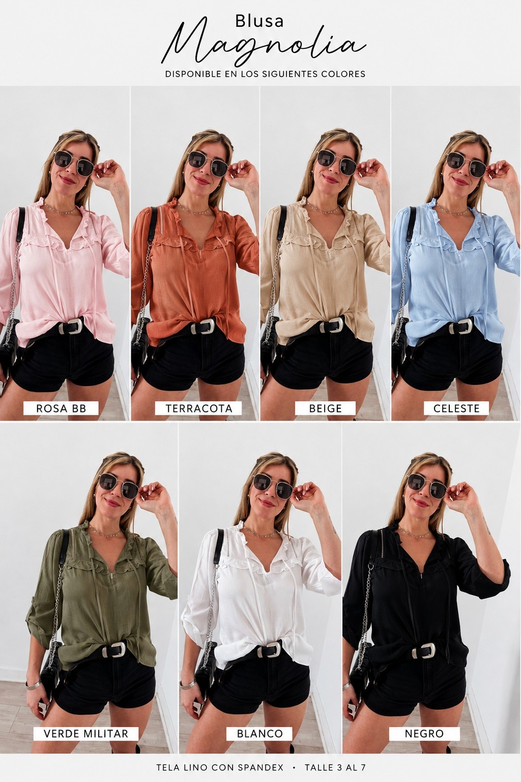 Blusas de Lino Magnolia - Imagen 2