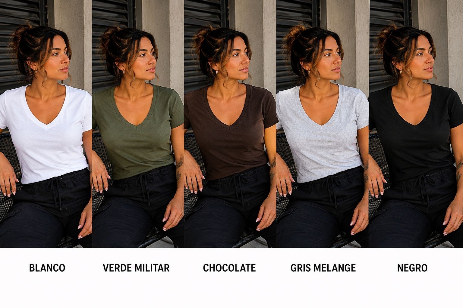 Remera Basica Algodon  por Talles - Imagen 2