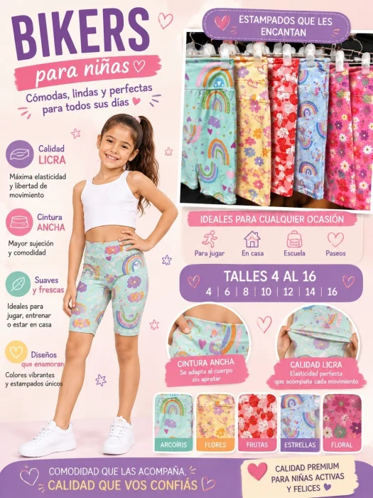 Bikers para Niñas