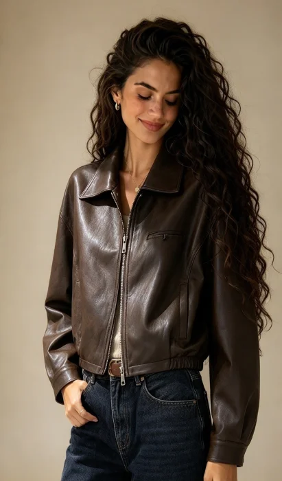 Campera Ecocuero Primavera Verano