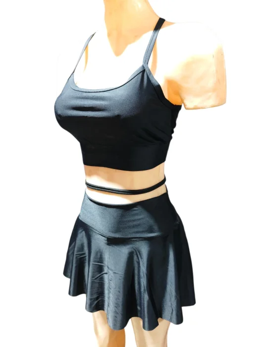 Conjunto Top/short Pollera