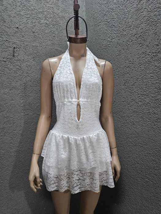 Vestido Encaje con Short