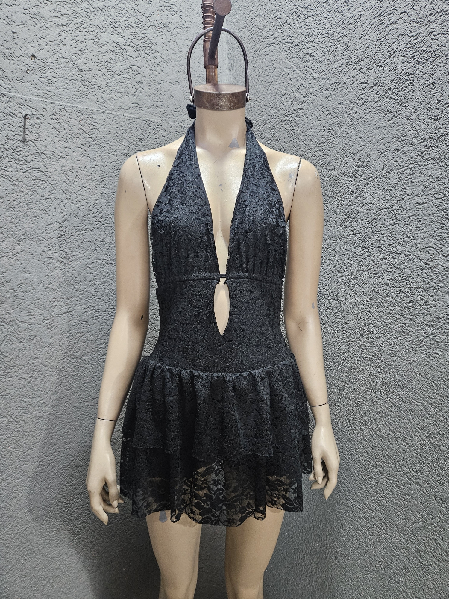 Vestido Encaje con Short - Imagen 2