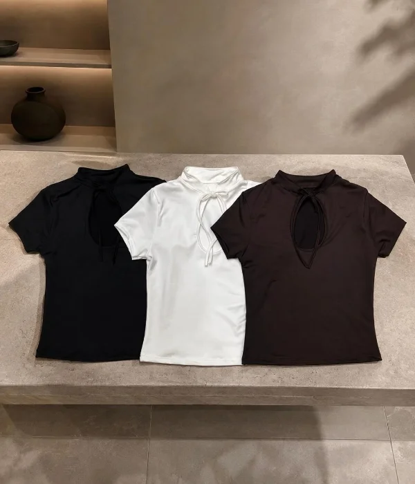 Art0992 Remera Escote Gota