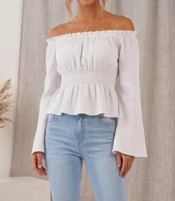 Blusa Frunce Bambula