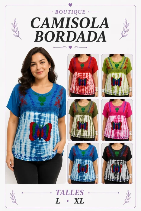 Camisola Bordada