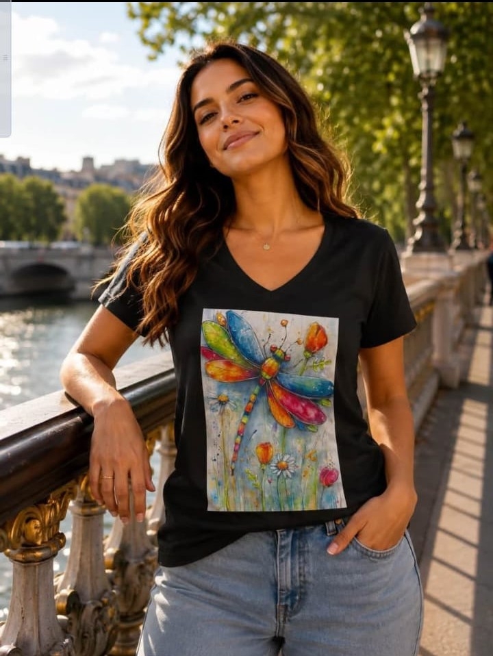 Remeras Cuello V Algodón Peinado Excelente Calidad - Imagen 2