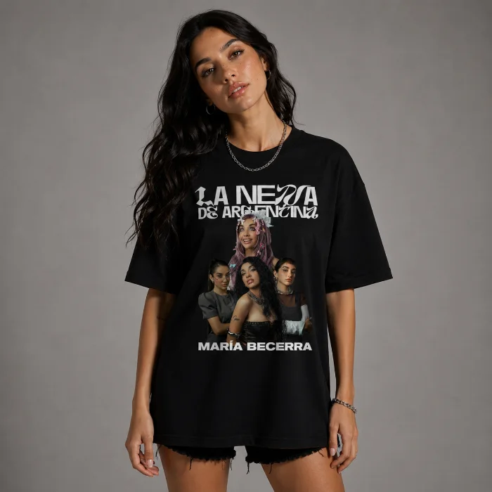 Remera Oversize "la Nena de Argentina" Adulto
