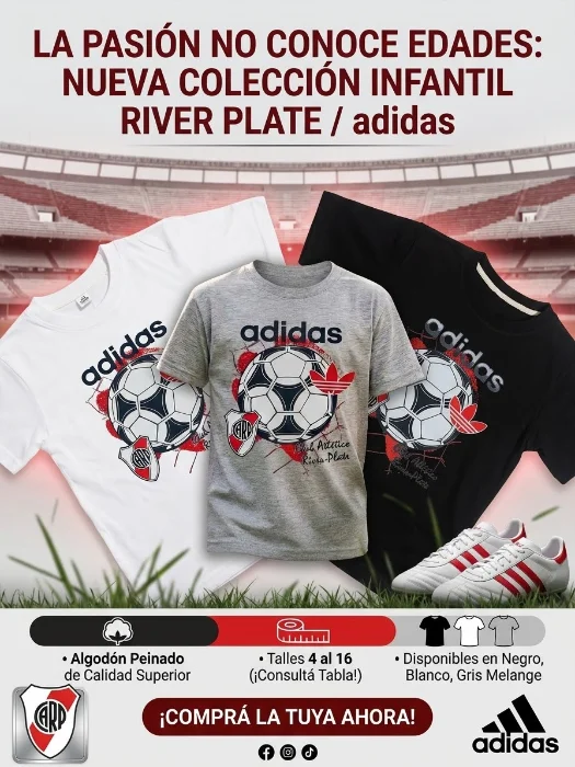 Remera River Oficial