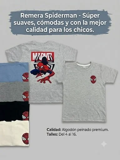 Remera Spiderman