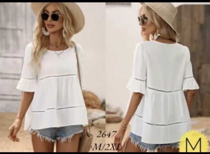 Blusa Importada con Volado