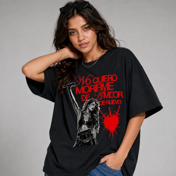 Remera Oversize "lali Morir de Amor" Adulto