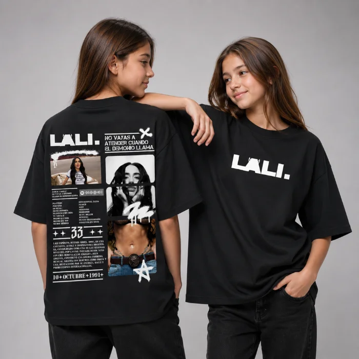Remera Oversize "lali" Niños