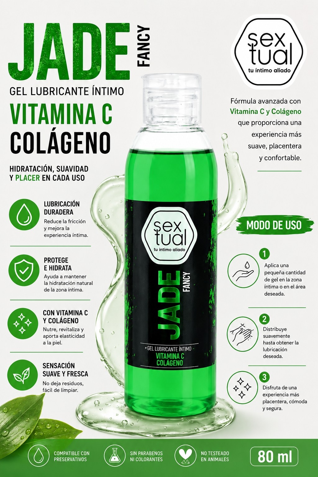 Gel Lubricante (jade, Gold, Ruby) - Imagen 3