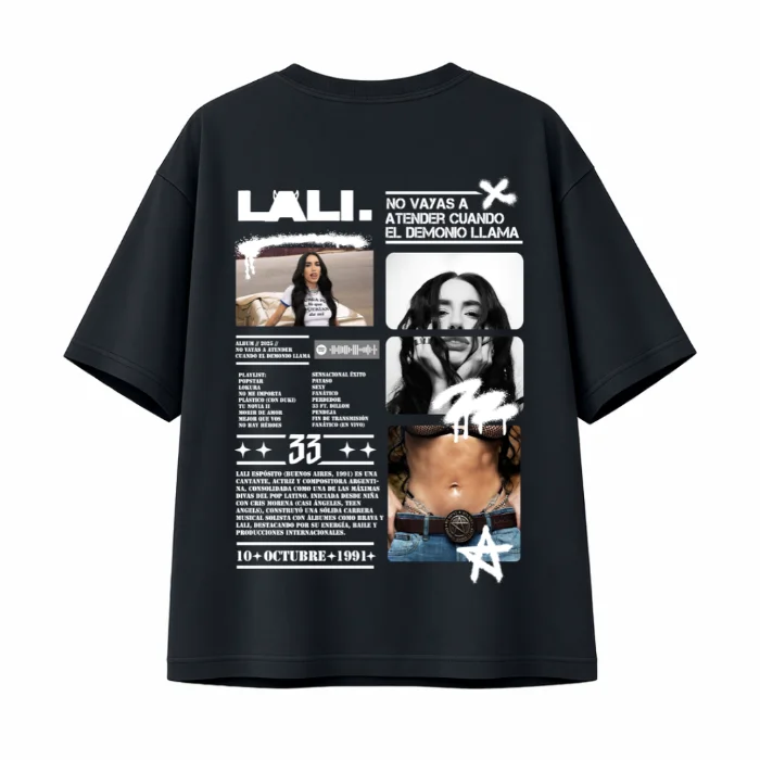 Remera Oversize "lali" Adulto